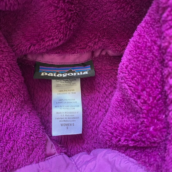 Patagonia Re-Tool Snap-T Pullover Jacket in fuchsia women's small - Picture 3 of 3